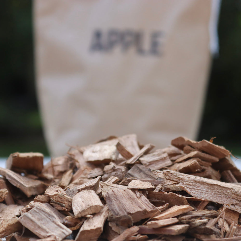 
                      
                        Love Logs British apple smoking chips in pile on table
                      
                    