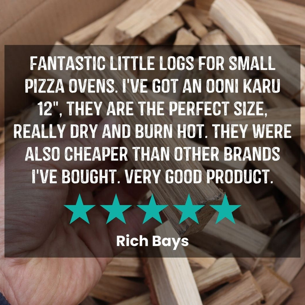 
                      
                        Customer review of Love Logs Pizza Oven Hardwood Kindling
                      
                    