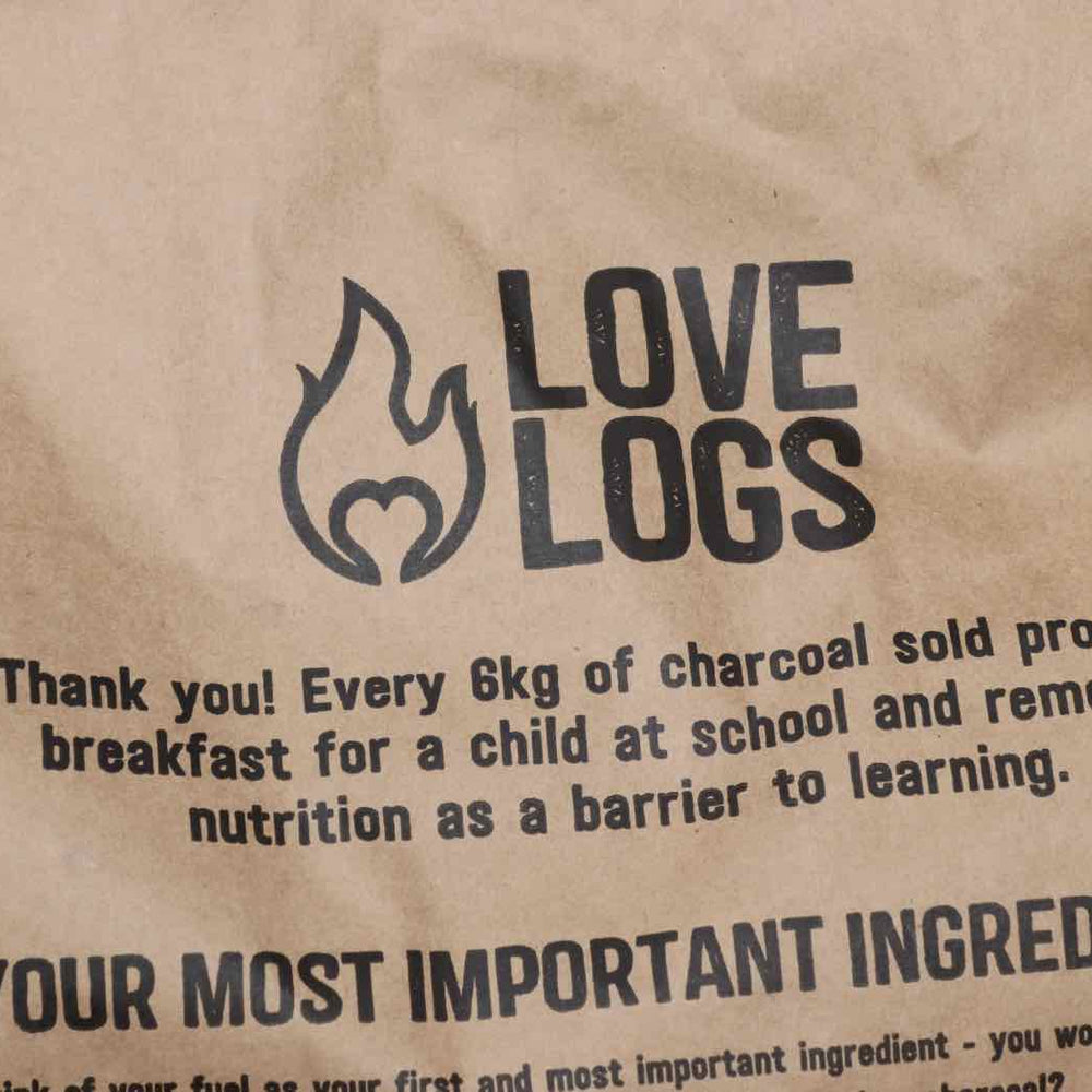 Love Logs British Oak Charcoal Giving Back Information