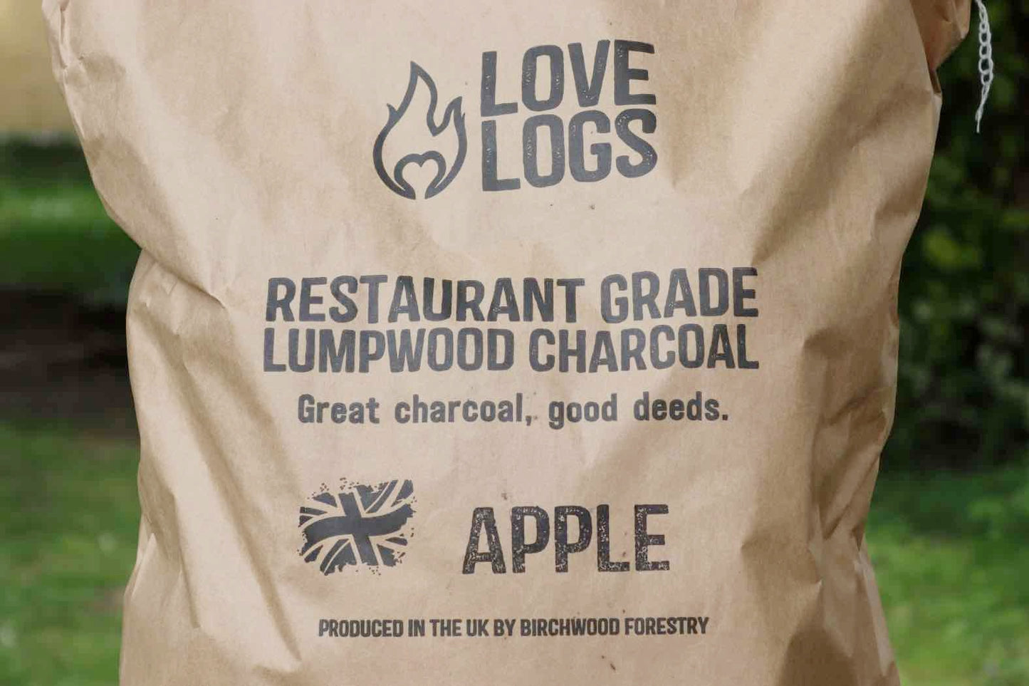 Love Logs British Applewood Charcoal Bag