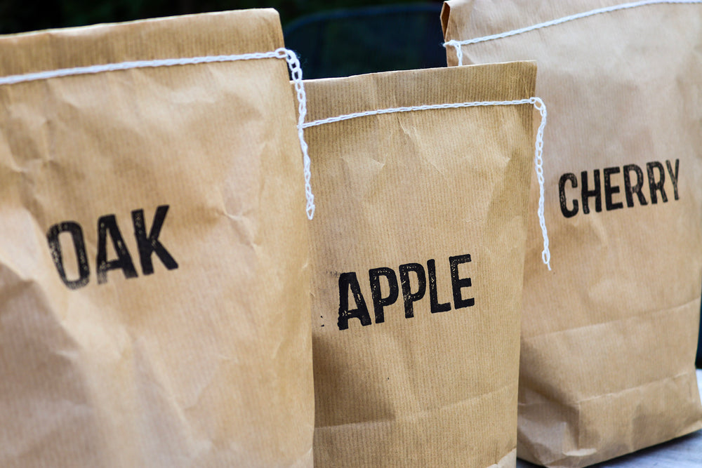 Love Logs Smoking Wood Chips Variety Pack in paper bags