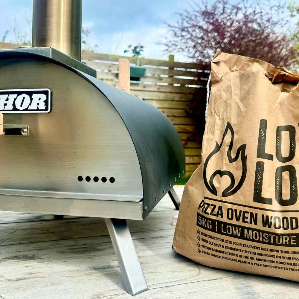 
                      
                        Love Logs Pizza Oven Wood Pellets and a Pellet Fired Pizza Oven
                      
                    