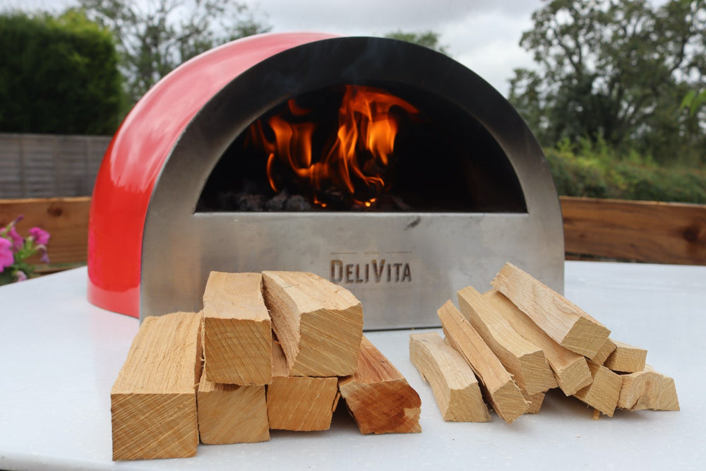 Love Logs Delivita Fuel Kit Showing Wood for your Delivita Pizza Oven