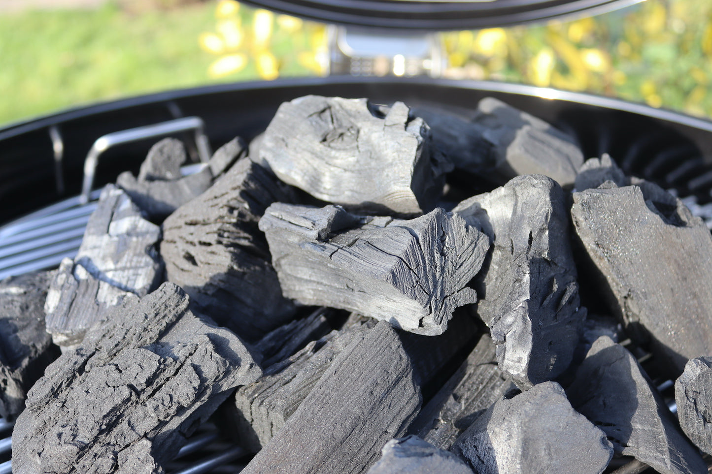 Sustainable British Charcoal on a Barbecue